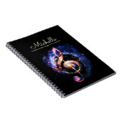 Carnet Un Clef Arbre dans une spirale galactique. Espace  (Côté Droit)