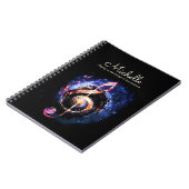 Carnet Un Clef Arbre dans une spirale galactique. Espace  (Côté gauche)