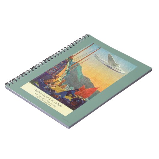 Carnet Un Clipper Panaméricain survole la Chine (Côté gauche)