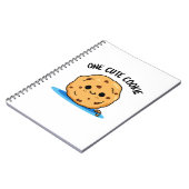 Carnet Un Cookie Mignon Punition Drôle de Nourriture  (Côté gauche)