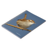 Carnet Un curieux Wren de Bewick's Wren dans l'arbre (Côté gauche)