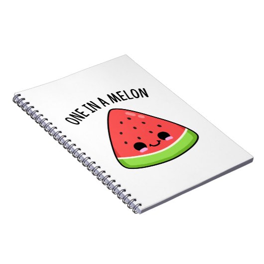 Carnet Un Dans Un Melon Amusant Pun De Pastèque (Côté Droit)