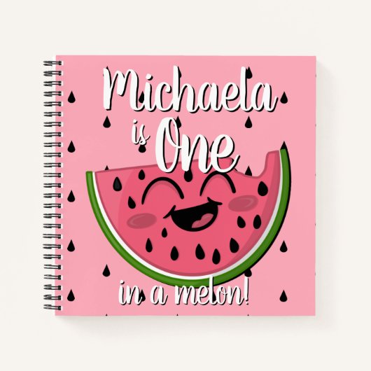 Carnet Un dans un Melon Watermelon Premier Anniversaire I (Devant)