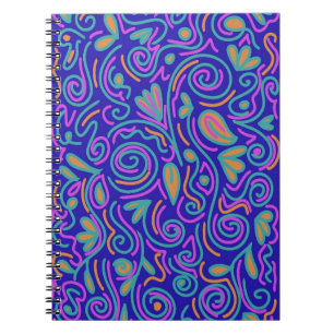 Carnet Un design amusant avec des décorations audacieuses