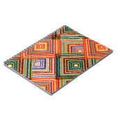 Carnet Un design de patchwork motif transparent. Rangeur  (Côté gauche)