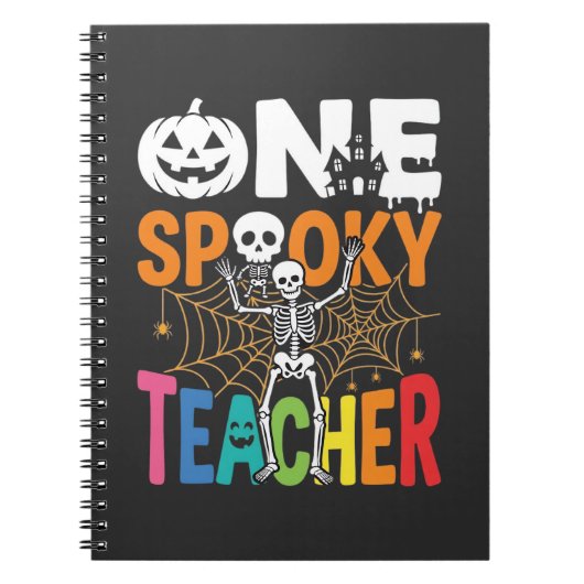 Carnet Un design d'Halloween pour un professeur effrayant (Devant)