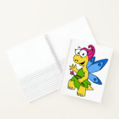 Carnet Un Dessin Fairysaur Dinosaur. (Intérieur)