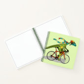 Carnet Un Dinosaure Anabisetia À Vélo. (Intérieur)