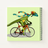 Carnet Un Dinosaure Anabisetia À Vélo. (Dos)