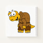 Carnet Un Dinosaure Dinosaure Hunchback. (Dos)