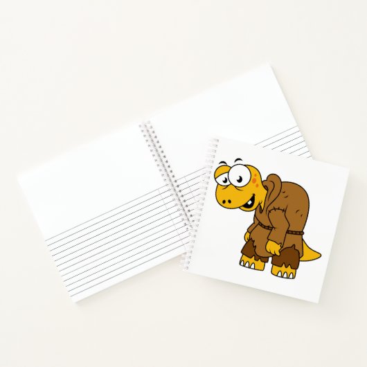 Carnet Un Dinosaure Dinosaure Hunchback. (Intérieur)