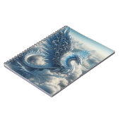 Carnet Un dragon superbe entouré de nuages (Côté gauche)