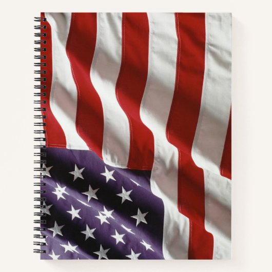 Carnet Un drapeau américain - Étoiles et rayures (Devant)