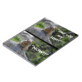 Carnet Un Écureuil Terrestre Drôle Qui Crie Descends De M (Côté gauche)