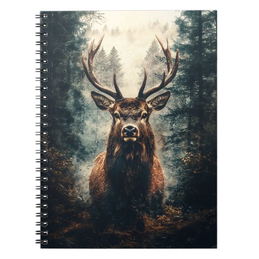 Carnet Un élan spectaculaire dans les bois (Devant)