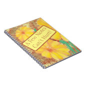 Carnet Un endroit calme Bouquet floral (Côté Droit)
