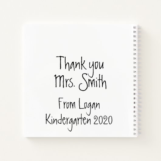 Carnet Un enseignant prend la main (Dos)