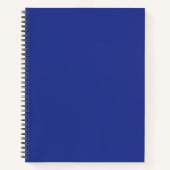 Carnet Un fond bleu uni sans aucun autre élément visible (Devant)