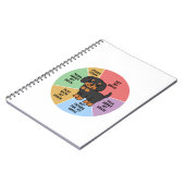 Carnet Un Graphique À Tarte De Mon Chien Dachshund De Vie (Côté gauche)