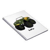 Carnet Un Green Monster truck (Côté Droit)