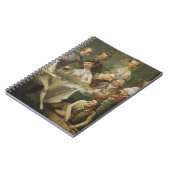 Carnet Un groupe de caricature, c.1776 (huile sur la (Côté gauche)