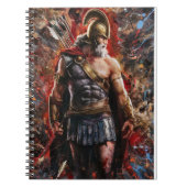 Carnet Un guerrier en position de bataille (Devant)