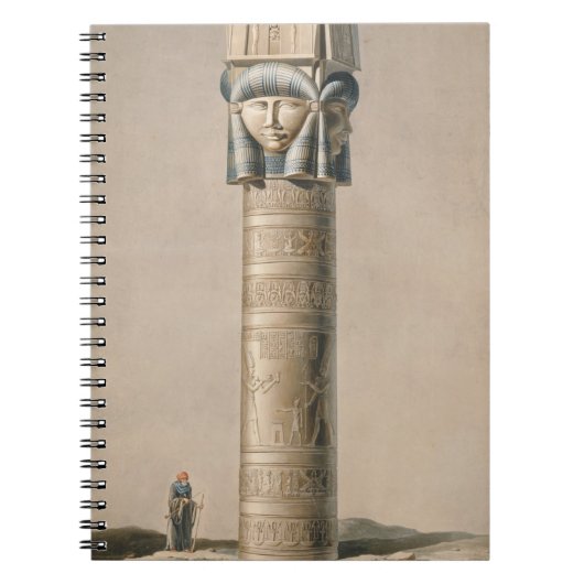 Carnet Un Hathor a dirigé le pilier chez Dendarah, (Devant)