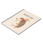 Carnet Un hérisson par jour une pomme (Côté gauche)