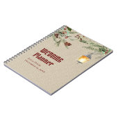 Carnet Un hiver simple avec Wedding planner à lanterne (Côté gauche)