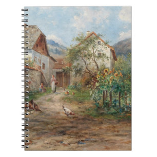 Carnet Un jardin rustique en fleurs à la campagne