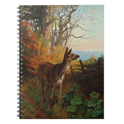 Carnet Un Joli Cerf En Forêt (Devant)