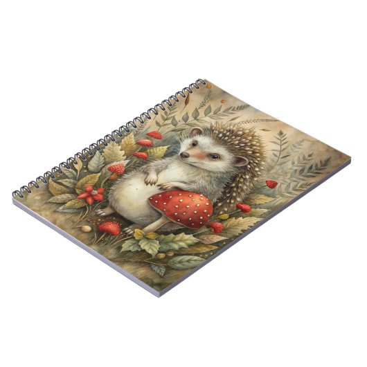 Carnet Un joli hérisson en forêt (Côté gauche)