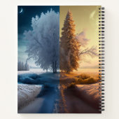 Carnet Un jour en hiver (Dos)