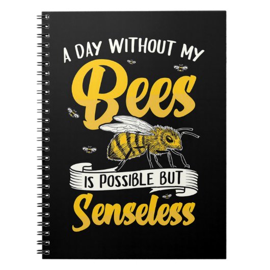 Carnet Un jour sans mes abeilles (Devant)