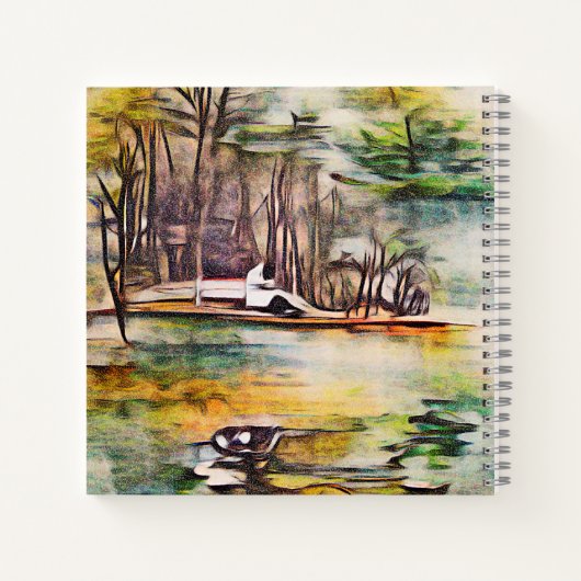 Carnet Un Lac Tranquille (Dos)