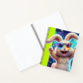 Carnet Un lapin avec des lunettes de soleil néon (Intérieur)