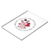 Carnet Un Lapin T'Aime (Côté gauche)