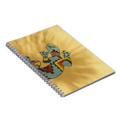 Carnet Un lézard gecko peint au mur, Tucson, Arizona, (Côté Droit)