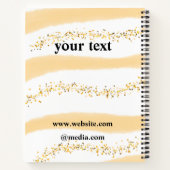 Carnet Un logo personnalisé simple et élégant ici compagn (Dos)