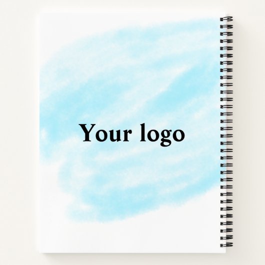 Carnet Un logo personnalisé simple et élégant ici compagn (Dos)