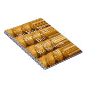 Carnet Un message inspirant avec la conception africaine (Côté Droit)