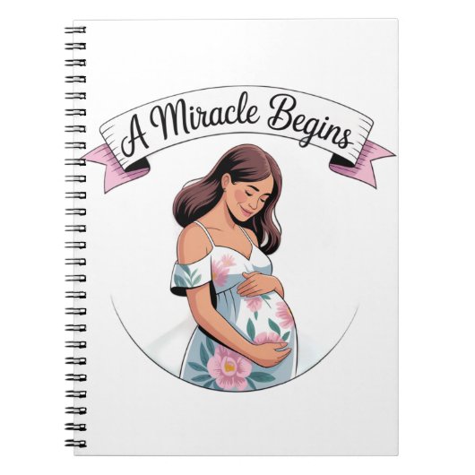 Carnet Un miracle commence grossesse (Devant)
