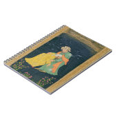 Carnet Un mollah se prosternant devant un homme dans la (Côté gauche)