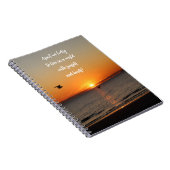 Carnet "Un monde avec des couchers de soleil et des oisea (Côté Droit)