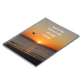 Carnet "Un monde avec des couchers de soleil et des oisea (Côté gauche)