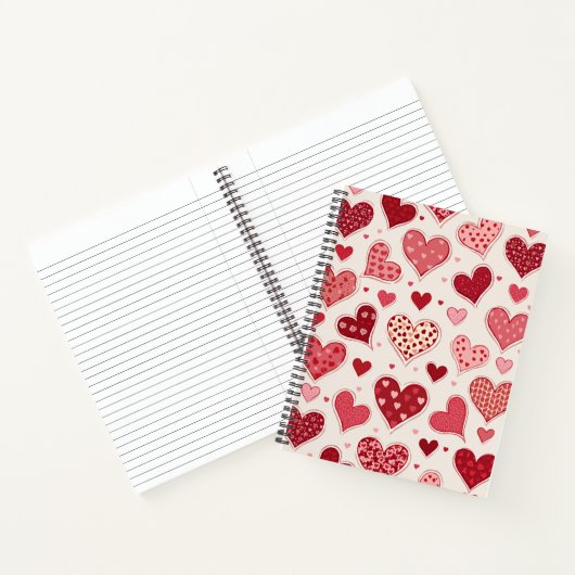 Carnet un monde plein de coeurs (Intérieur)
