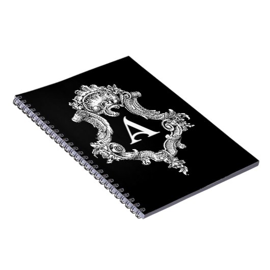 Carnet Un monogramme initial (Côté Droit)