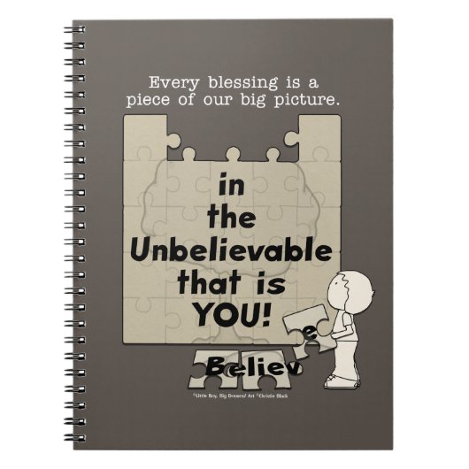 Carnet Un morceau de la grande image (Devant)