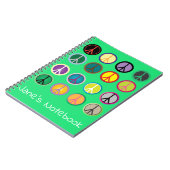 Carnet Un motif haut en couleur des années 60 (Côté gauche)