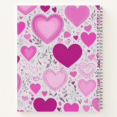 Carnet Un motif rose doux et charmant (Dos)